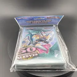 YUGIOH KONAMI DARK MAGICIAN GIRL THE DRAGON KNIGHT CARD SLEEVES! SEALED 50 - Image 2