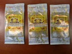 Konami Yu-Gi-Oh! Limit Over Collection: The Rivals Sealed Packs Lot (3) - Image 1