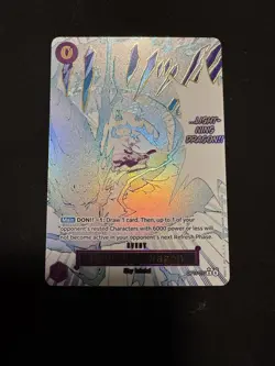 Lightning Dragon OP15-077 Parallel Alt Art Adventure on Kami's Island NM OP ENG - Image 1