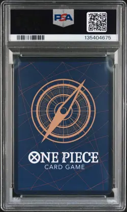 2025 ONE PIECE OP11-A FIST OF DIVINE SPEED TREASURE RARE #015 LUCKY ROUX PSA 10 - Image 2