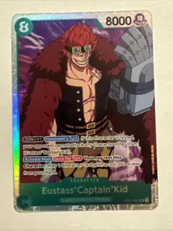 EUSTASS CAPTAIN KID OP01-051 SR PRE-ERRATA One Piece ROMANCE DAWN English - Image 1