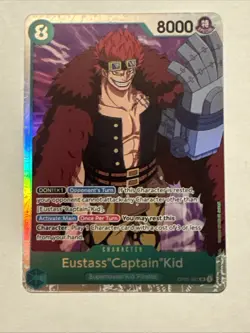 EUSTASS CAPTAIN KID OP01-051 SR PRE-ERRATA One Piece ROMANCE DAWN English - Image 2