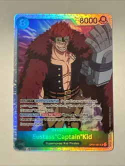 EUSTASS CAPTAIN KID OP01-051 SR PRE-ERRATA One Piece ROMANCE DAWN English - Image 3