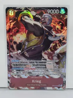 One Piece KRIEG OP15-008 Alt Art SR Adventure On Kami’s Island~English - Image 1