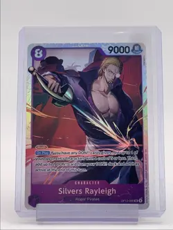 SILVERS RAYLEIGH 2025 ONE PIECE ON HIS WILL SUPER RARE #OP13-066 Q6011 - Image 1