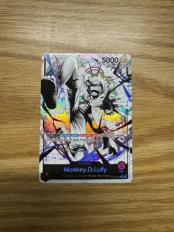 Monkey.D.Luffy ST21-001 Parallel Foil Leader Starter Deck EX Gear 5 One Piece NM - Image 1