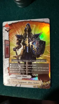 future card buddyfight, Brave Equipment Glory Seeker, Drum's Adventures BT03 - Image 1