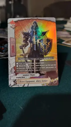 future card buddyfight, Brave Equipment Glory Seeker, Drum's Adventures BT03 - Image 2