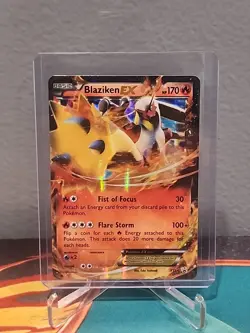 Blaziken EX XY54 Black Star Promo Pokemon Card MP - Image 3