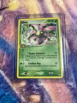 Pokemon TCG Lileep Stamped Reverse Holo Card 56/92 EX Legend Maker 2006 Nm/Lp! - Image 1