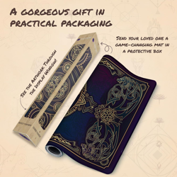 Lucid Dragon Blast (Stitched) - MTG Playmat - Compatible with Magic the Gatherin - Image 5