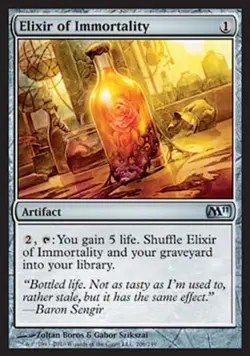Elixir of Immortality - Light Play MTG Magic 2011 Core Set - Image 1