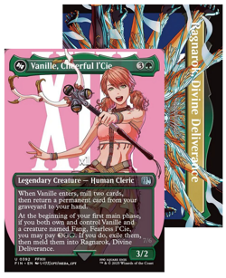 MTG Borderless Universes Beyond: Final Fantasy FIN Vanille, Cheerful l'Cie MINT - Image 1