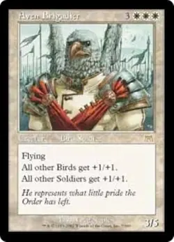 MTG LP English AVEN BRIGADIER - Onslaught - Image 1