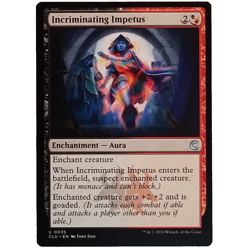 x4 Incriminating Impetus CLU MTG M/NM Playset Uncommon Multi-color Enchantment - Image 1