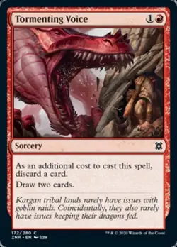 Tormenting Voice - Near Mint MTG Zendikar Rising - Image 1