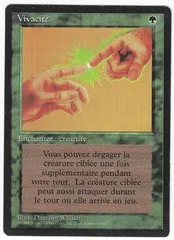 ►Magic-Style◄ MTG - Instill Energy - French Revised FBB - Played - Image 1