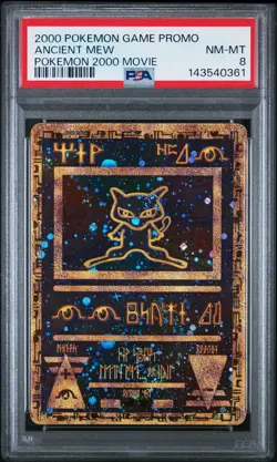 2000 POKEMON GAME MOVIE POKEMON 2000 MOVIE ANCIENT MEW PSA 8 - Image 1