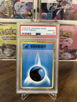 Japanese Water Energy Basic Pokemon 1996 PSA 10 Gem Mint - Image 1