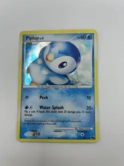 Pokemon TCG Piplup - 15/17 - Pop Series 6 Holo 2007 **LP** - Image 1