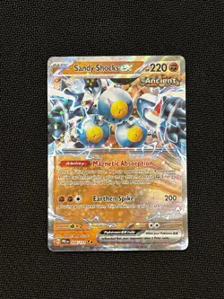 Pokemon Sandy Shocks EX 056/131 Sv: Prismatic Evolutions Full Art Holo 220HP - Image 1