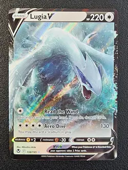 Lugia V 138/195 - Silver Tempest Pokemon TCG - LP - Image 1