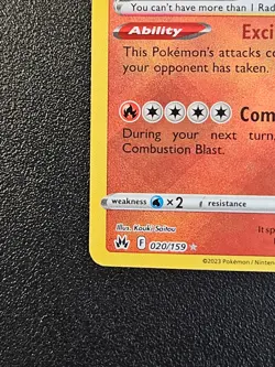 Radiant Charizard 020/159 Radiant Rare Crown Zenith Pokemon - NM - Image 5