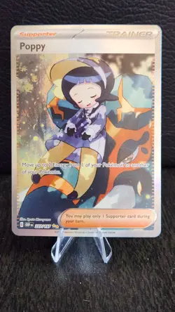 Poppy 227/197 Special Illustration Rare Obsidian Flames Pokemon Near Mint - Image 1