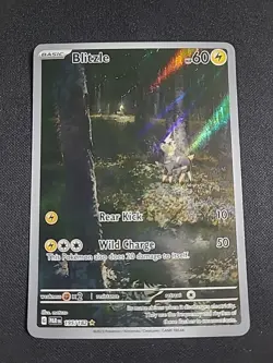 Blitzle - 195/182 Illustration Rare Holo SV04: Paradox Rift NM Pokemon - Image 1