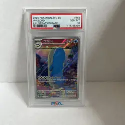 2025 POKEMON JTG EN-JOURNEY TOGETHER ILLUSTRATION RARE #162 WAILORD PSA 10 - Image 1