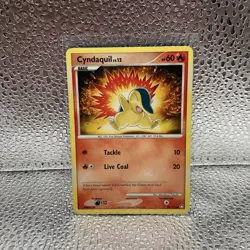 Cyndaquil Mysterious Treasures Pokemon TCG 79/123 Diamond & Pearl Common - Image 1