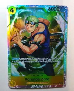 One Piece TCG Roronoa Zoro - Adventure on Kami's Island (OP15-EB04) SR Foil - Image 1