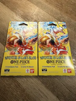 One Piece OP-15 Adventure On Kami’s Island Sleeved Booster Pack X2 - Image 1