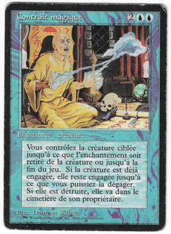 ►Magic-Style◄ MTG - Control Magic - French Revised FBB - Played - Image 1