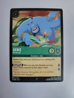 Disney Lorcana TCG The First Chapter: Genie (075/204) - Super Rare Foil - NM - Image 1