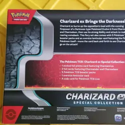 Pokemon Charizard ex Special Collection Box Promo Booster Oversize Card - Image 5