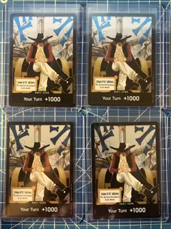 One piece TCG Mihawk DON x10 cards foil NM - Image 2