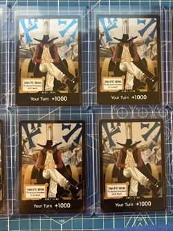 One piece TCG Mihawk DON x10 cards foil NM - Image 3