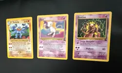 Lot of 3 Black Star Promo Pokemon Cards (Mew/Mewtwo/Machamp)-LP/NM Condition - Image 3