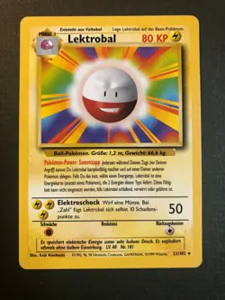 Pokemon [GERMAN] Electrode 21/102 Base Card Set 1999 NM - Image 1