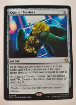 MTG Coin of Mastery, NM/Unplayed, TMNT - Image 1