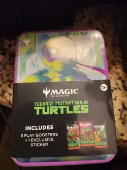 Magic: The Gathering Teenage Mutant Ninja Turtles Tin [Shredder] Box 3 Boosters - Image 1