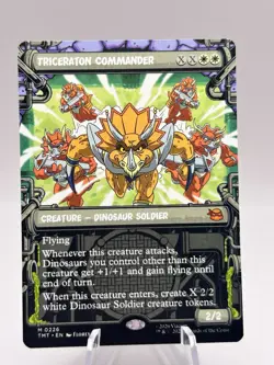 Triceraton Commander 0226 Showcase Teenage Mutant Ninja Turtles TMT MTG NM - Image 1