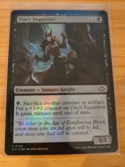 MTG Vito's Inquisitor 0130 Lost Caverns of Ixalan M/NM Free UK P&P - Image 1
