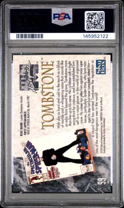1992 MARVEL MASTERPIECES #99 TOMBSTONE PSA 8 - Image 2