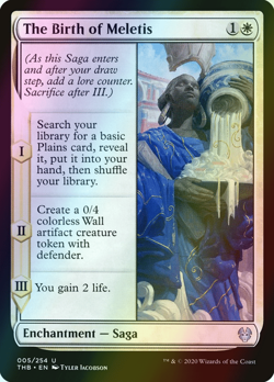 MTG The Birth of Meletis Foil ** Theros Beyond Death ** English (NM) - Image 1
