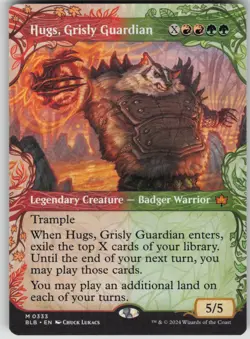 MTG TCG Hugs, Grisly Guardian (Showcase) M Bloomburrow 333 - Image 1