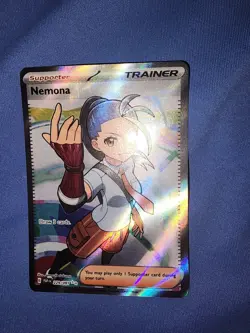 Pokemon TCG Nemona Scarlet & Violet: Paldean Fates 229/091 Holo Ultra Rare - Image 1