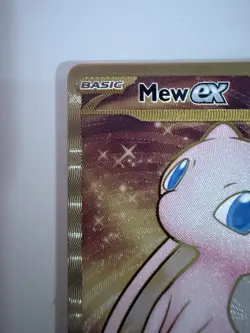 Mew Ex 205/165 Ultra Premium Gold Metal Promo English 2023 Pokemon SV 151 NM - Image 2