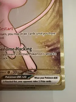 Mew Ex 205/165 Ultra Premium Gold Metal Promo English 2023 Pokemon SV 151 NM - Image 4